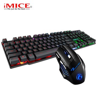 COMBO bàn phím và chuột IMICE AN-300 GIẢ CƠ