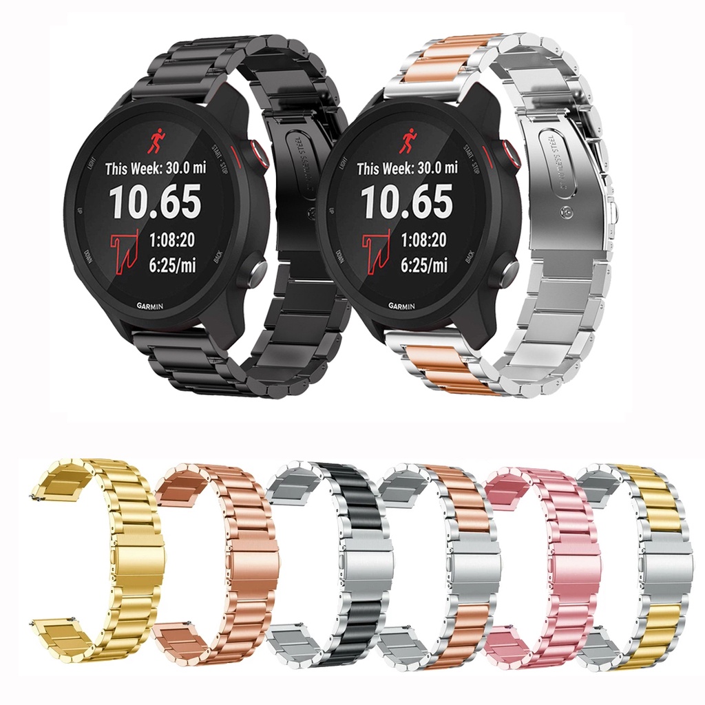 Dây Đeo Inox Cho Đồng Hồ Thông Minh Garmin Vivoactive 3 /245 645 55 158 20mm
