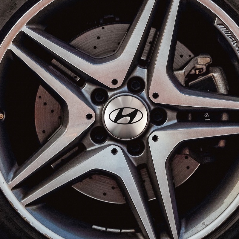Set 4 Nắp Đậy Trục Bánh Xe 56mm Cho Hyundai I30 I20 IX35 I40 Tucson Getz Sonata Veloster Elantra