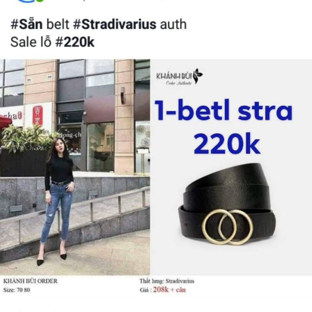 Belt stra authentic pass 250k