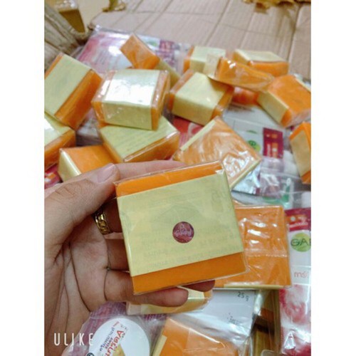 Soap Sữa Gạo - Nghệ Jam Rice Milk Soap - 50g