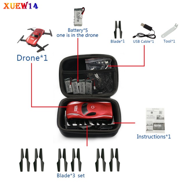 Túi Đựng Chống Sốc Cho Drone E58 / Jy018 / Jy019 / Gw58 / X6 / E010 / E010S / E013 / E50