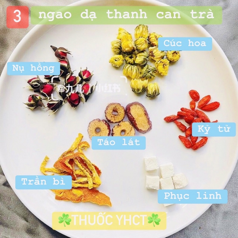 Trà sáng da, giảm mụn, thanh nhiệt thơm miệng Việt Nguyên
