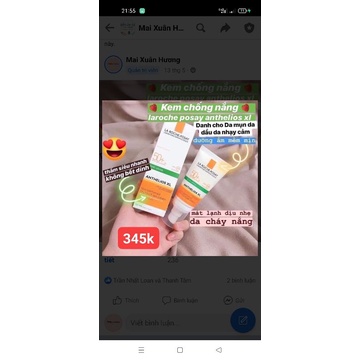 KEM CHỐNG NẮNG LAROCHE VẠCH XANH LÁ