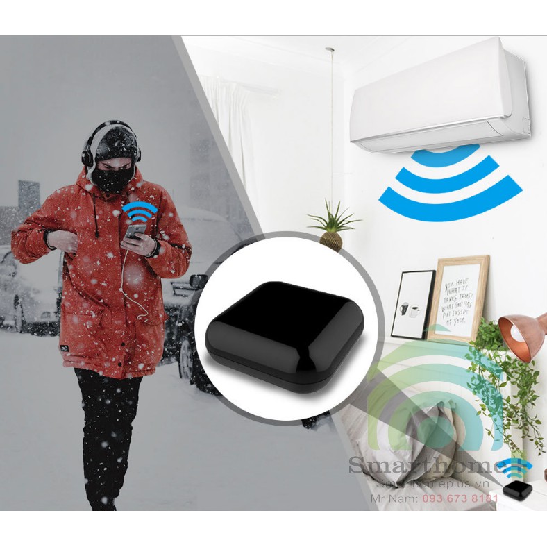 Trung Tâm Điều Khiển Thiết Bị Hồng Ngoại IR Và RF Wifi Tuya SHP-IRF1