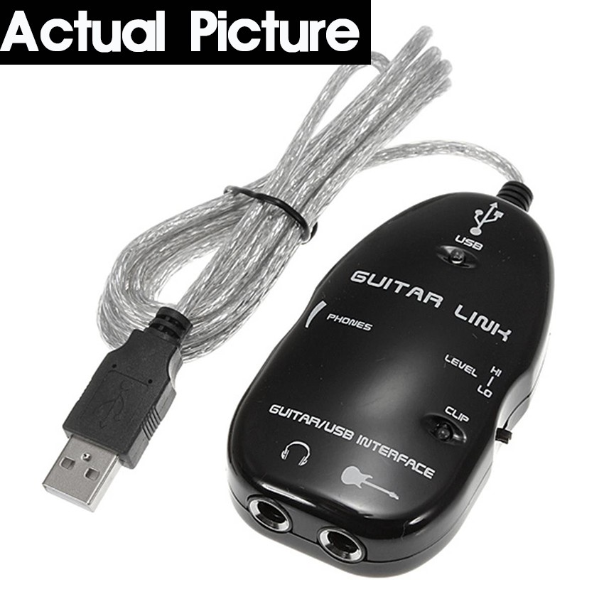 1.2M Cable USB Guitar Link kết nối đàn guitar với máy tính