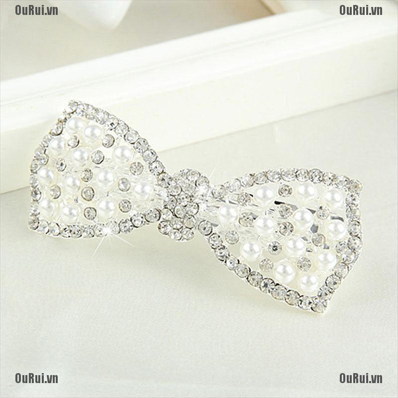 (FCC) Kẹp Tóc Đính Đá Thời Trang Cho Nữ