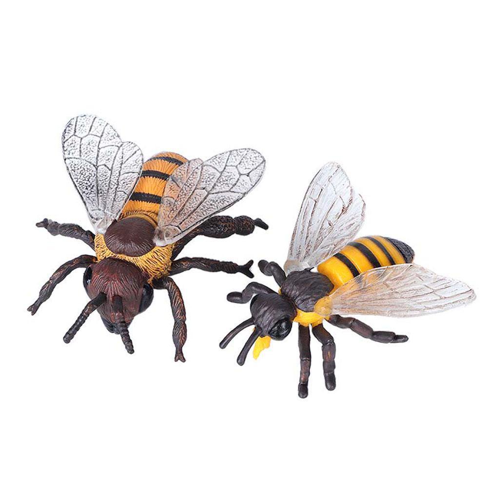Mô hình đồ chơi mô phỏng hình con ong bằng nhựa dùng trang trí J0A8 T1Y7