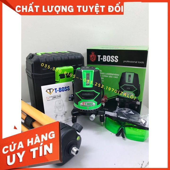 Máy cân mực laser 5 tia xanh chính hãng T-BOSS 269G