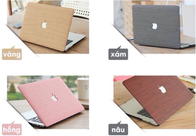 Ốp Macbook vân gỗ cao cấp chống trầy xước va đập | BigBuy360 - bigbuy360.vn