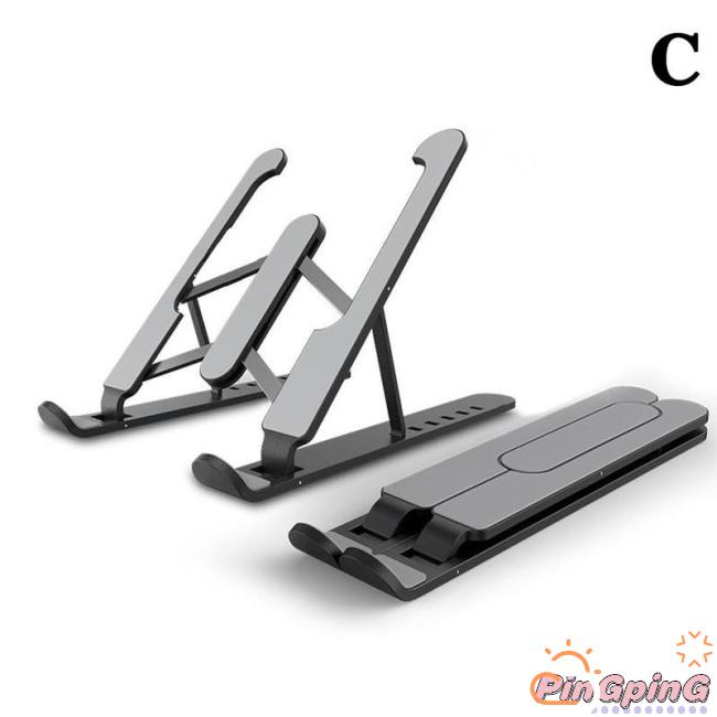 Đế Tản Nhiệt Laptop Bằng Kim Loại Có Thể Gấp Gọn Tiện Dụng Cho Macbook Pro Lapdesk Pc Laptop Notebook