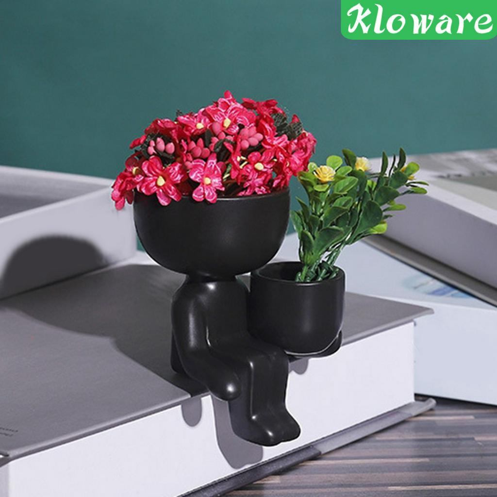 Chậu Gốm Trồng Cây Bonsai Hình Chân Dung Người Độc Đáo