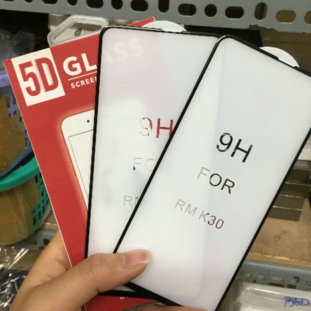 Kính cường lực 5D xịn Xiaomi Redmi K30 full toàn màn hình