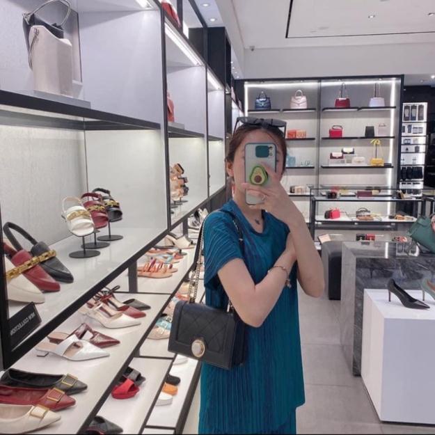 Túi pê zô khoá tròn đá size 22 siêu sang hàng cao cấp