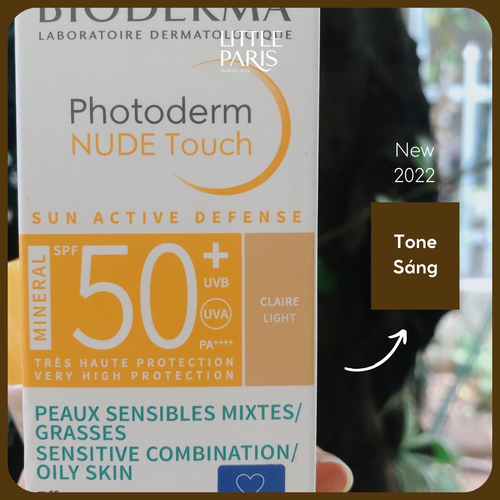 Kem Chống Nắng Bio NUDE Touch MINERAL SPF50+ Claire - Bản Có Màu