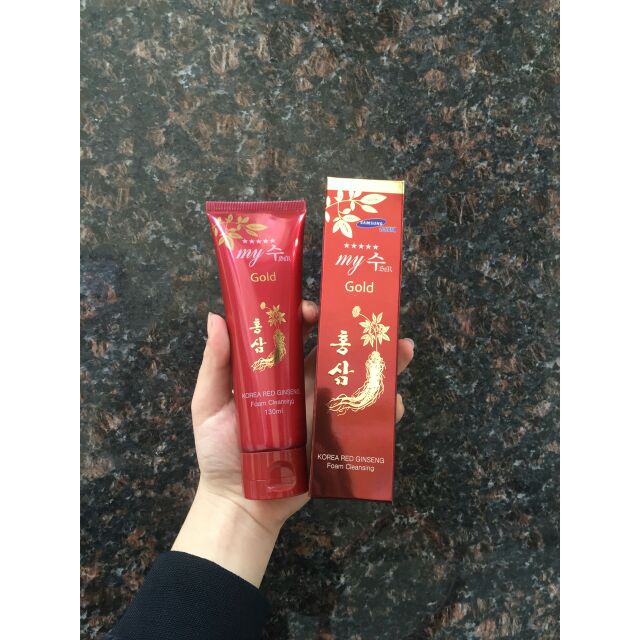 Sữa rửa mặt sâm Đỏ Hàn Quốc My Gold