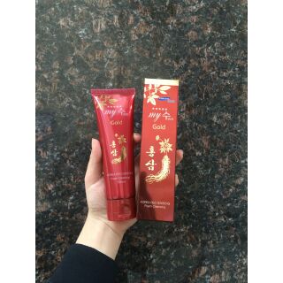 Sữa rửa mặt sâm Đỏ Hàn Quốc My Gold