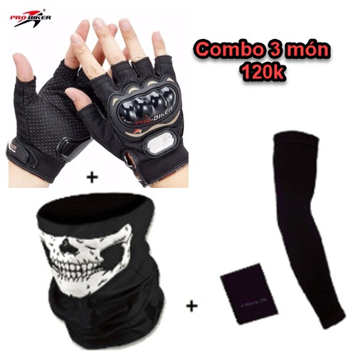 Combo Găng tay Pro-biker 3 món