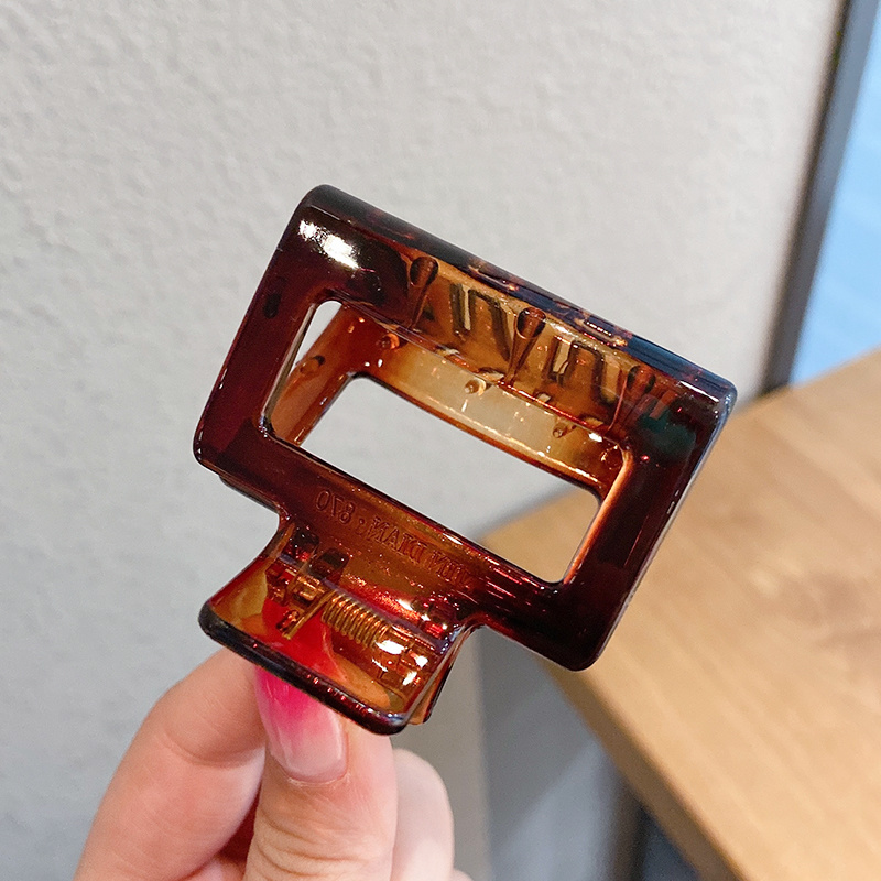 Kẹp Tóc Càng Cua Đơn Giản Phong Cách Hàn Quốc Nhiều Màu Trơn Tùy Chọn