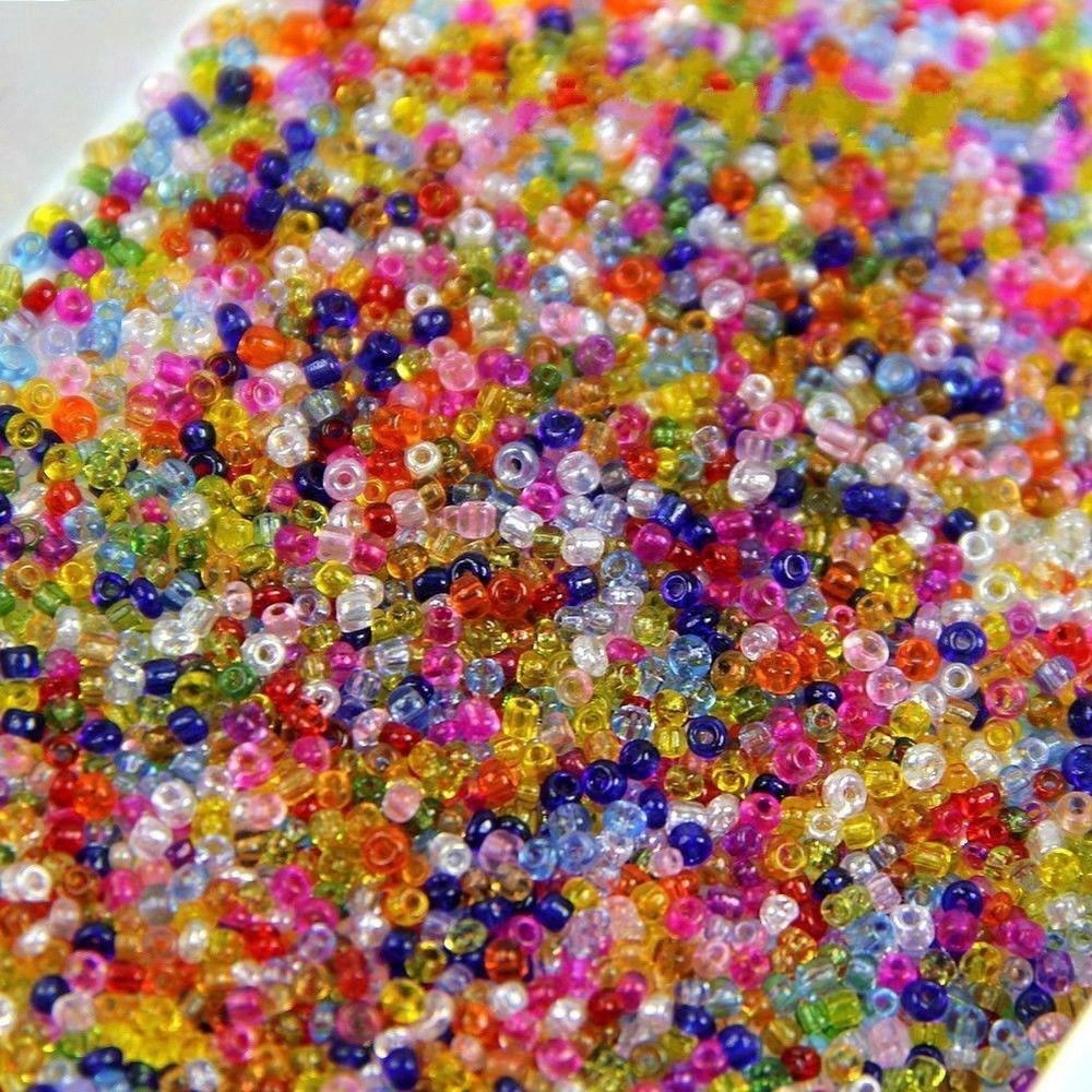 Túi 2000 Hạt Xỏ Lỗ 2mm Bằng Kính