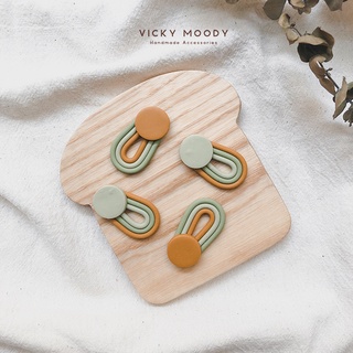 Khuyên tai đất sét nữ VICKY MOODY| Spring Collection | EC04_03
