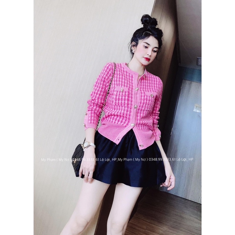 BÁN SỈ ÁO LEN KẺ NHŨ HỒNG CHO NỮ - Loại dài tay | BigBuy360 - bigbuy360.vn