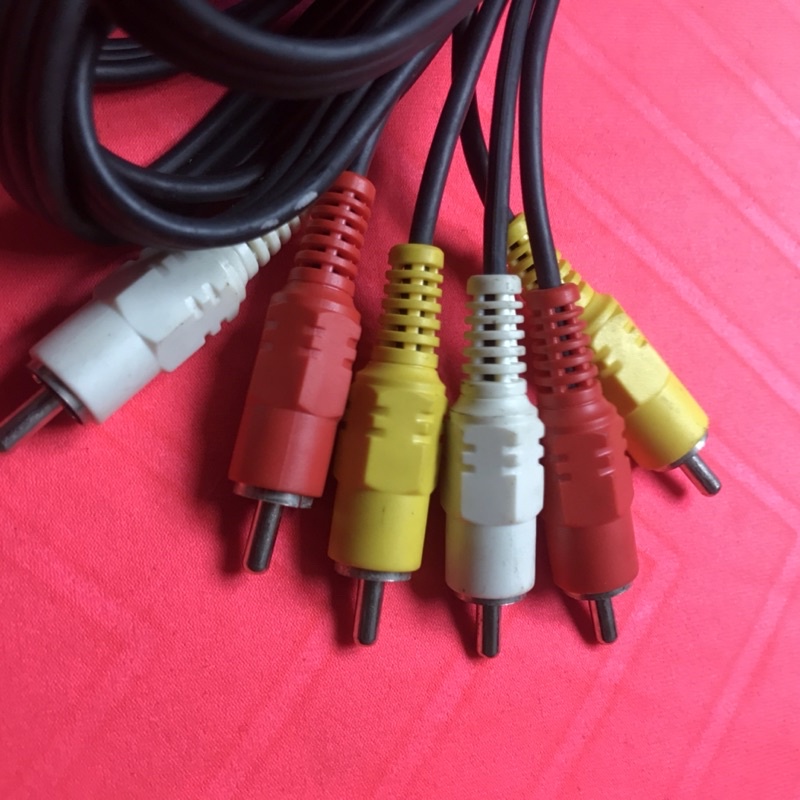 Dây AV 2m, dây 3 đầu hoa sen, dây âm thanh, dây AV Nhật Bản( Shop_made_in_japan )