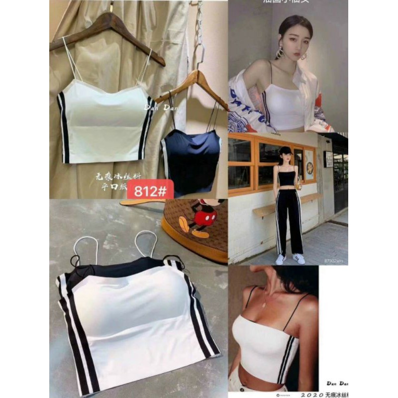 Áo Bra Kẻ Đen Trắng Dáng Thể thao mẫu mới 2021 | BigBuy360 - bigbuy360.vn