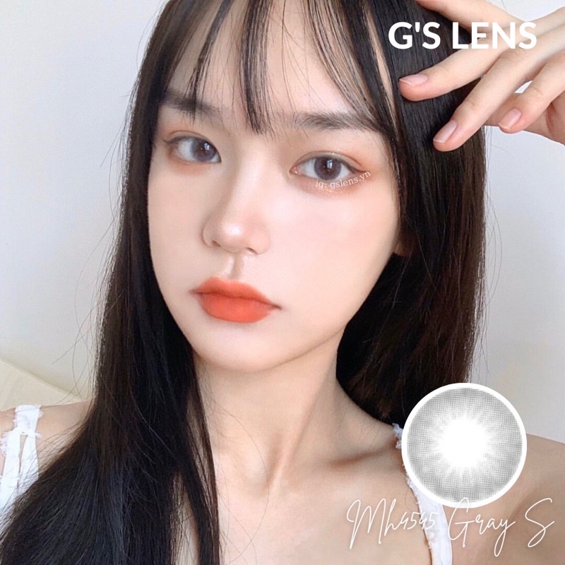 Kính Áp Tròng DANI Gray Tự Nhiên Giãn Ít Size S Có 0 Đến 6 Độ Cận Lệch Độ  (Lens Xám Tự Nhiên)