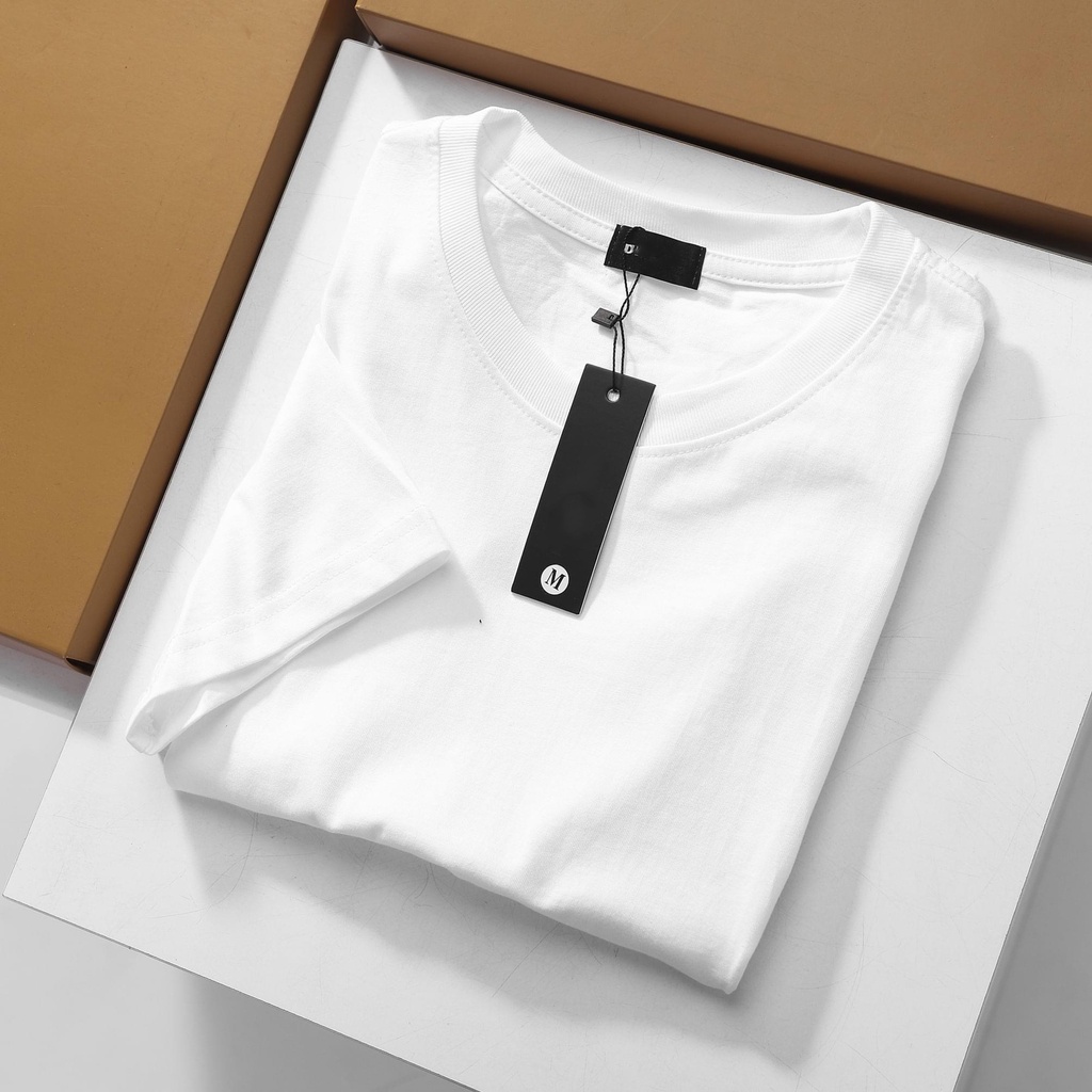 Áo thun Unisex Basic Tee 100% Cotton, phông trơn nam nữ tay lỡ oversize form rộng - AT18