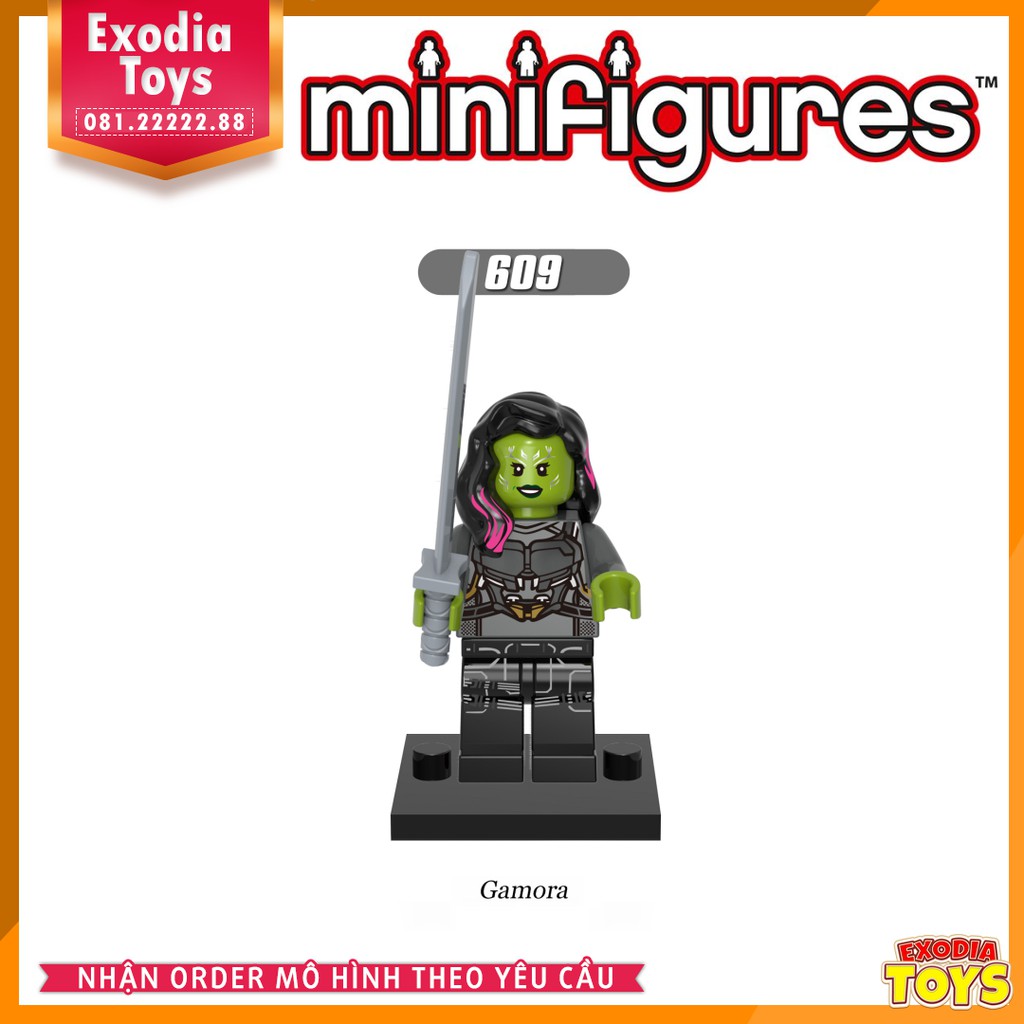 Xếp hình minifigure Vệ Binh Dải Ngân Hà : Guardians Of The Galaxy VOL2 - Đồ Chơi Lắp Ghép Sáng Tạo - X0159