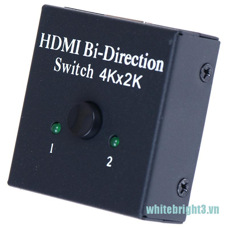 Công Tắc Chia 2 Cổng Hdmi 2x1 &amp; 1x2 3d 4k Uhd