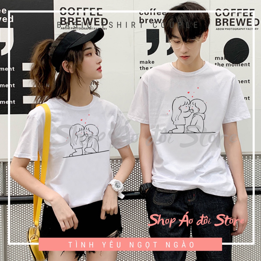 đồ đôi nam nữ đẹp, chất liệu cotton cao cấp : BẢO HÀNH HÌNH IN KHÔNG TRÓC