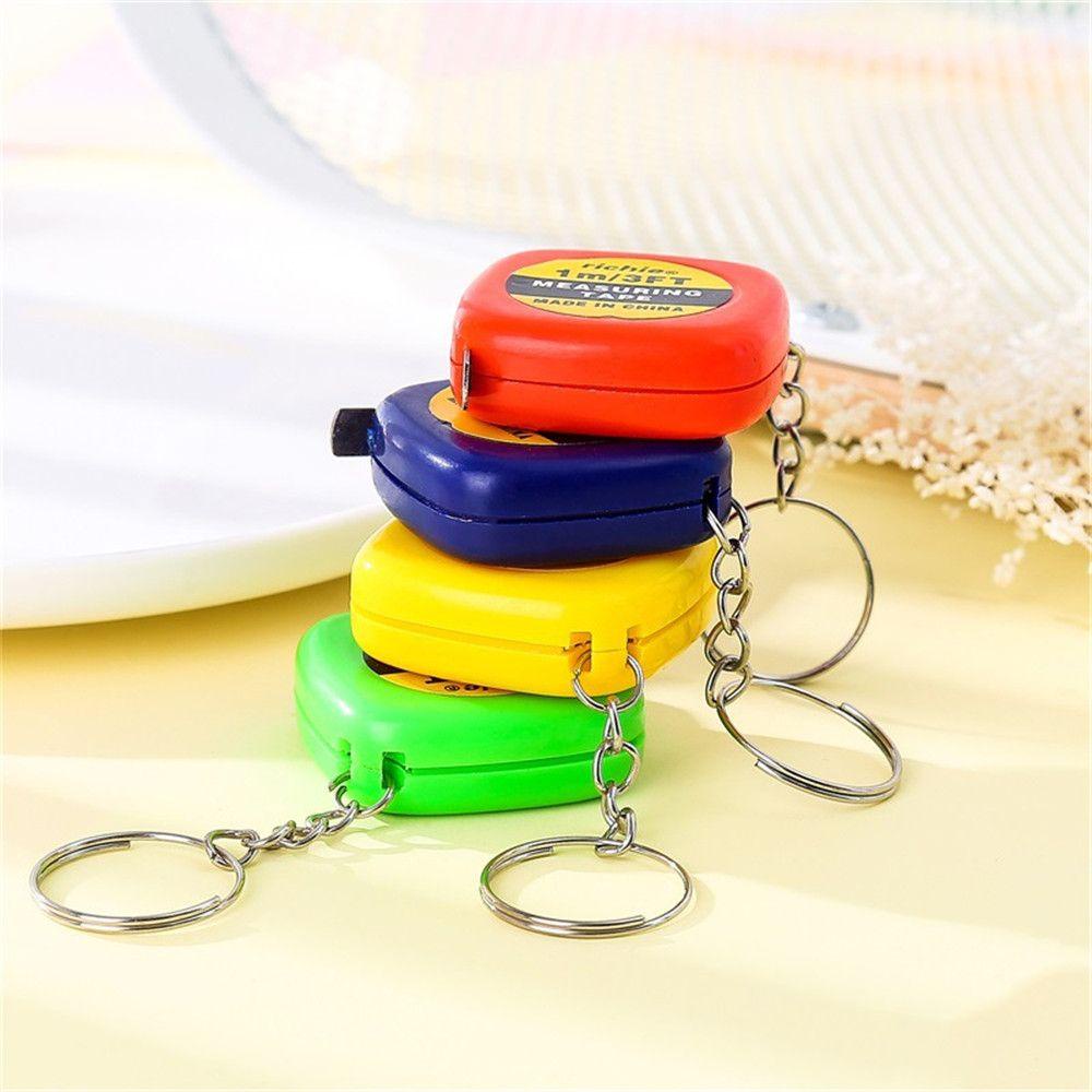 SUYO Thước Cuộn Đo Chiều Cao Tự Động Nhiều Màu Kèm Móc Khóa Tiện Dụng Cho Bé