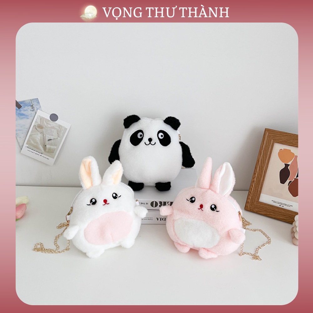 Túi Đeo Chéo Hình Thỏ Bông Dễ Thương VTTG7