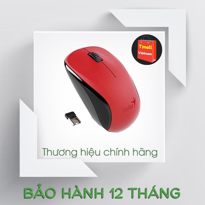 Chuột không dây Genius NX-7000 (nhỏ gọn, tiện dụng cho cả 2 tay)