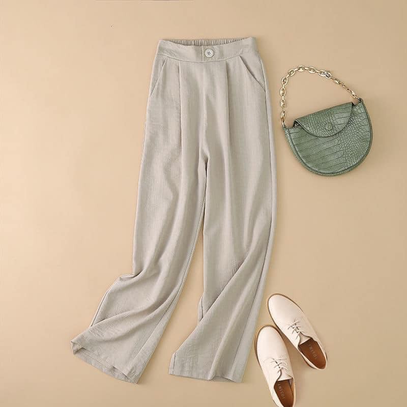 Quần Đũi Quảng Châu Đen Trắng Cúc Giữa