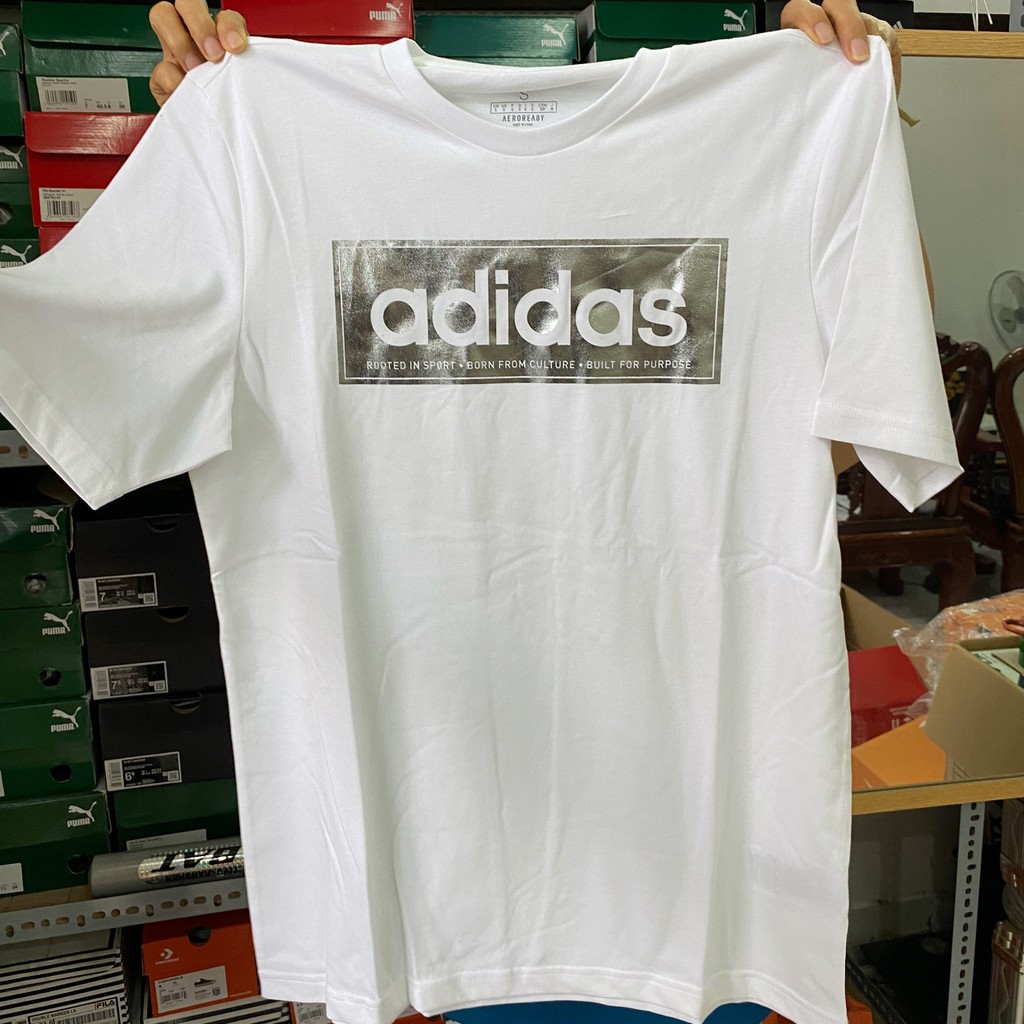 [CHÍNH HÃNG] Áo thể thao ADIDAS T-SHIRT WHITE LOGO