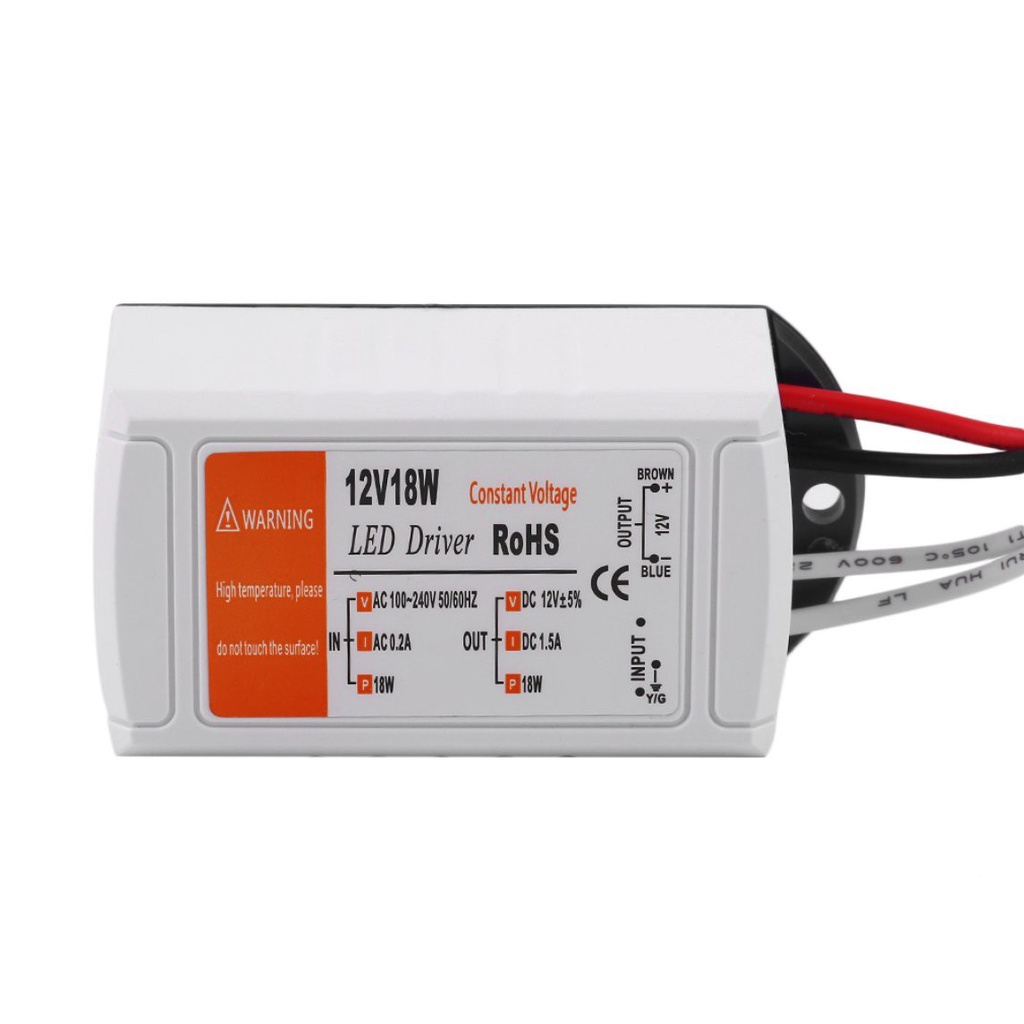 Bộ Chuyển Đổi Nguồn Điện 18w / 28W / 48W / 72W / 100W 12v LED