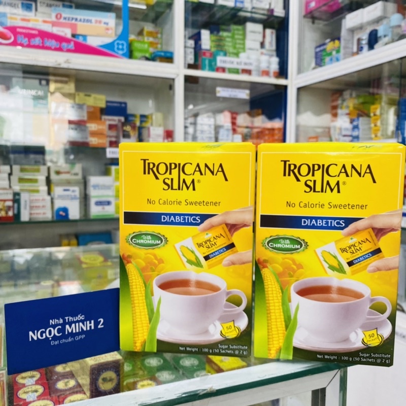 ✅[CHÍNH HÃNG] Đường bắp Tropicana Slim Diabetics - Hộp 50 gói