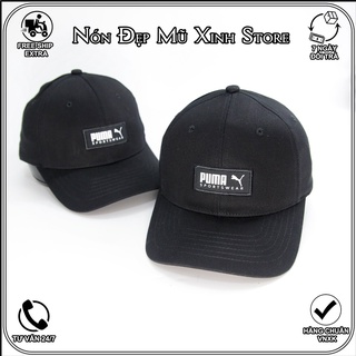 Nón kế thể thao Puma pm10 chất cotton phối lưới cao cấp, phom đứng thể thao nam tính đẳng cấp Nón free size