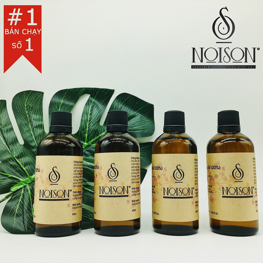 Tinh dầu Bạch đàn chanh Noison 100ML| Eucalyptus Citriodora Essential Oil | Nhập khẩu Ấn Độ