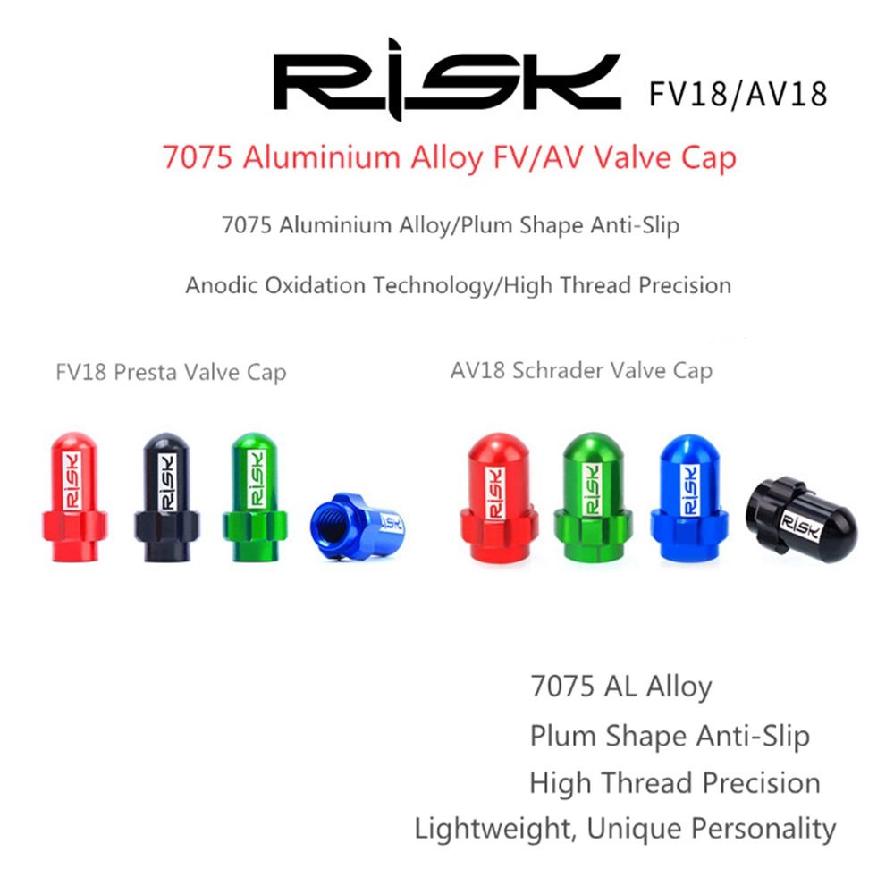 Bộ 2 Nắp Van Bánh Xe Hơi FV AV Bằng Hợp Kim Nhôm Gọn Nhẹ Nhiều Màu Sắc Dành Cho Xe Đạp Leo Núi MTB