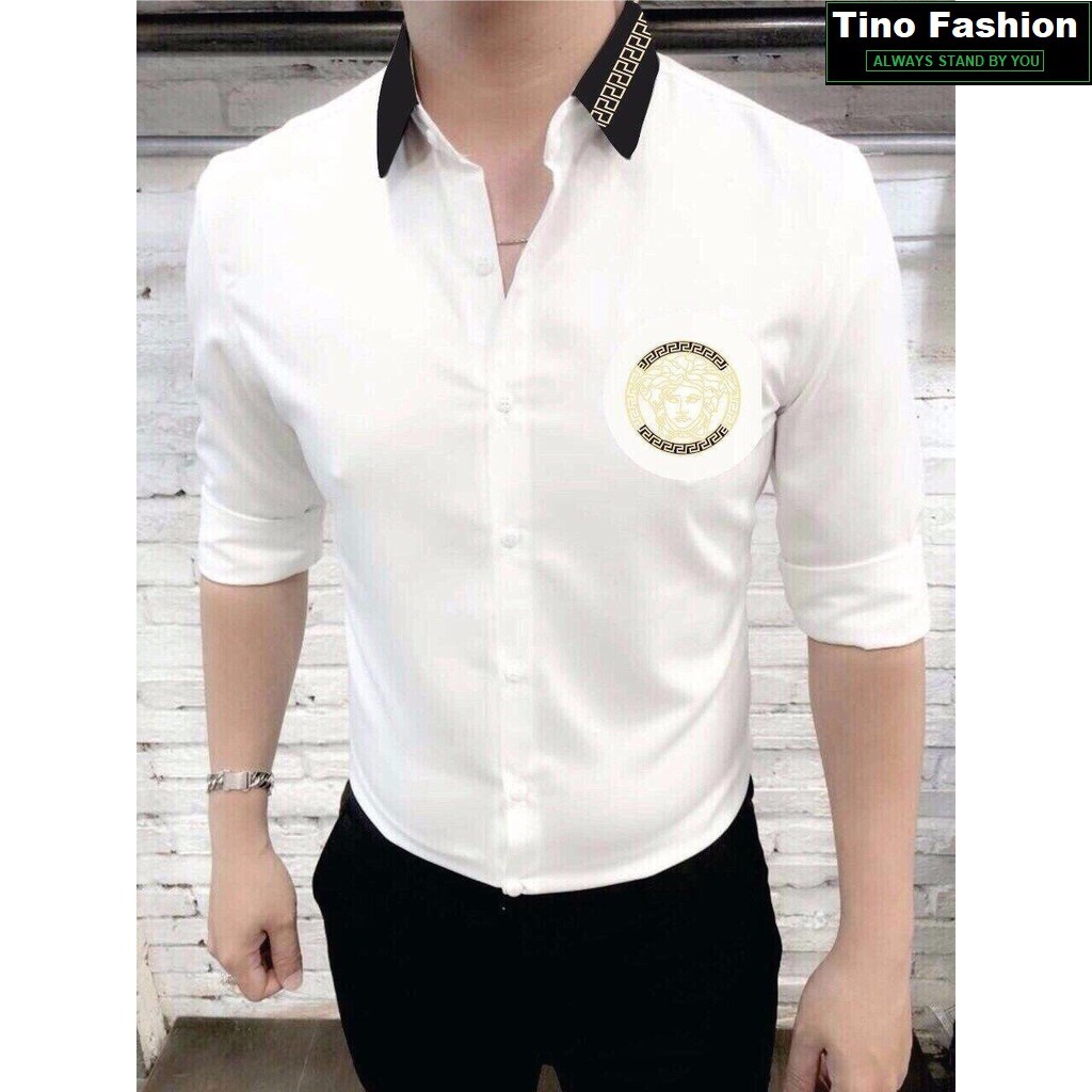 Áo Sơ Mi Nam Nữ Cao Cấp HÀN QUỐC Phong Cách Tino Fashion - Dài tay