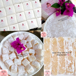 2 túi (1 ký) Bánh hồng trắng Tam Quan có dừa sợi.