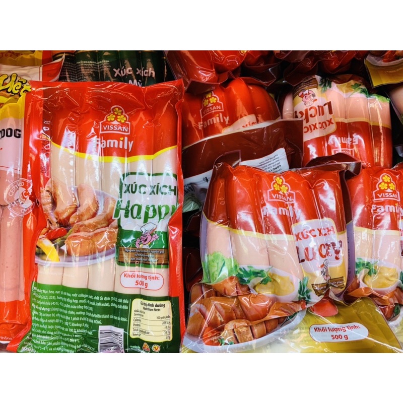 Xúc Xích Happy Vissan gói 500g