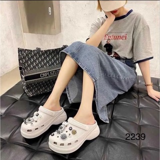 Dép sục croosss đế bánh mì 5cm dép quai hậu
