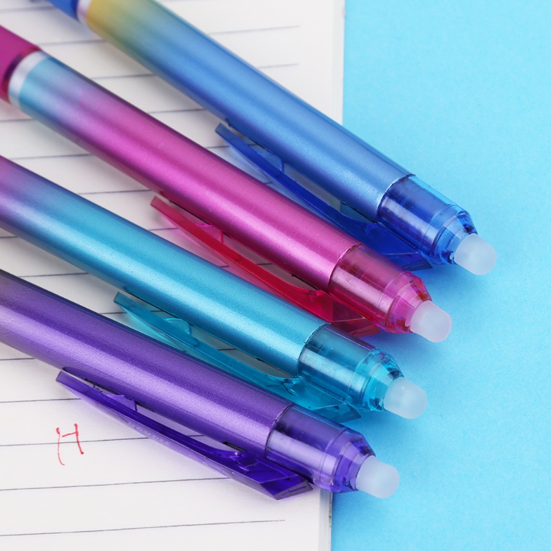 Bút Mực Gel Ngòi 0.5mm Có Thể Xóa Được Màu Sắc Cầu Vồng