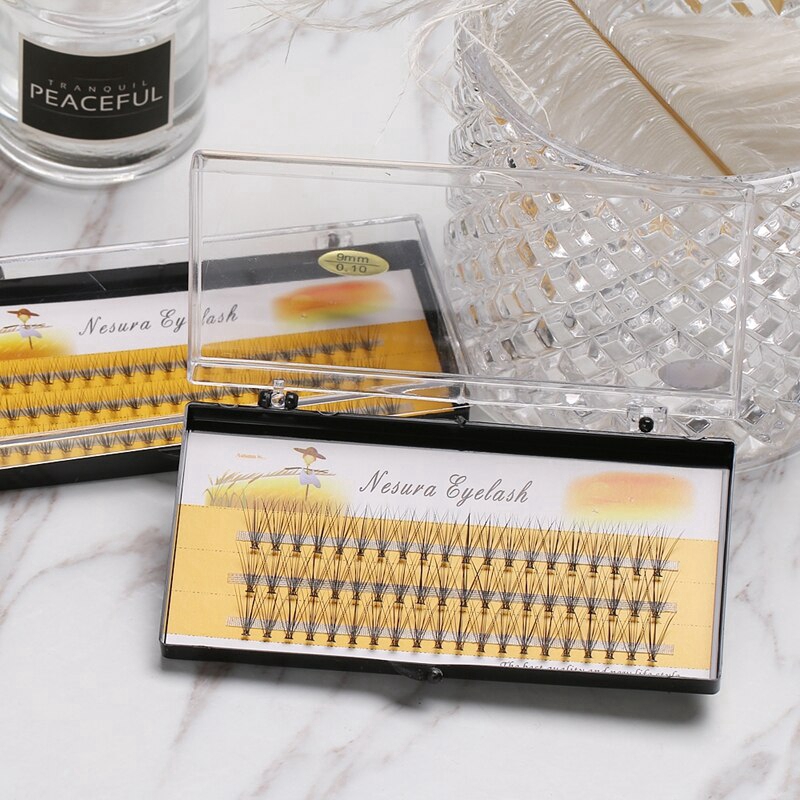 Set 60 lông mi giả dày trang điểm làm đẹp độc đáo cho nữ