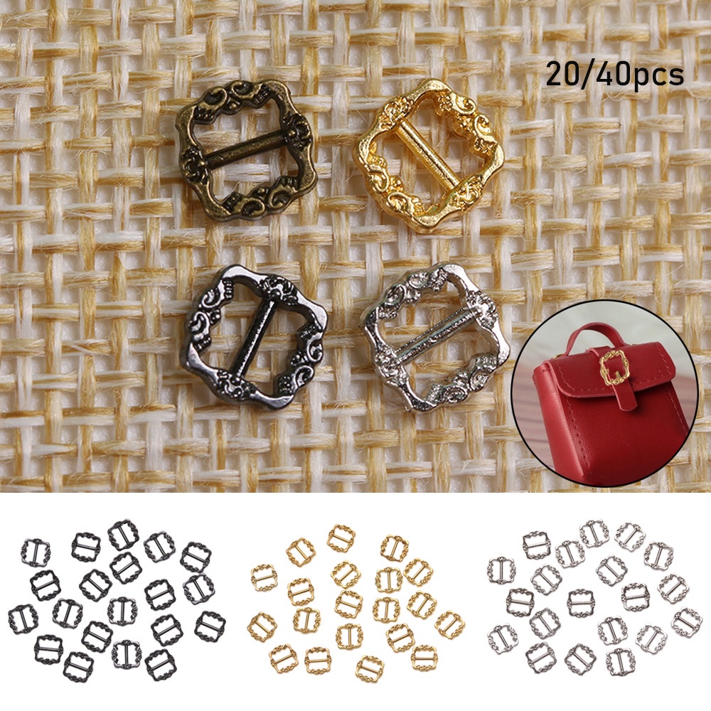 Set 20/40 Nút Thắt Lưng Búp Bê 4 Màu Kích Thước 3.5mm/7mm Chất Lượng Cao | BigBuy360 - bigbuy360.vn